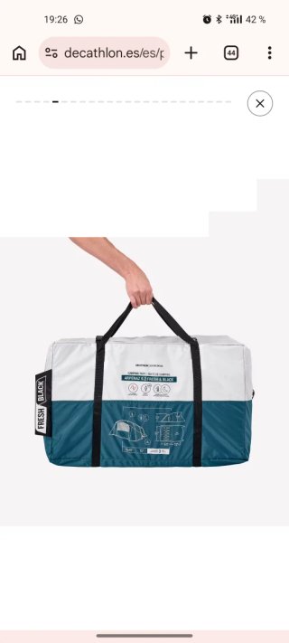 Tienda de campaña Decathlon