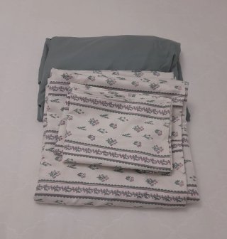 Lençol de Casal com Estampa Floral
