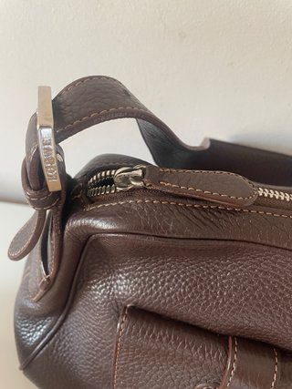 Bolso Loewe Vintage Piel Marrón Hebillas