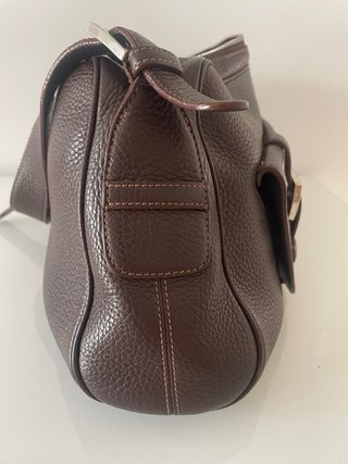 Bolso Loewe Vintage Piel Marrón Hebillas