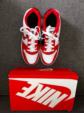 Zapatillas Nike Ebernon Low Prem Rojas y Blancas