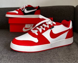 Zapatillas Nike Ebernon Low Prem Rojas y Blancas