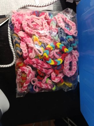 Pulseras hechas a mano multicolor