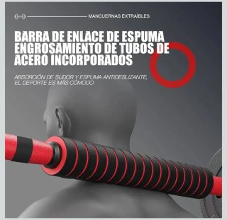 Set Mancuernas Ajustables Pesas Gimnasio