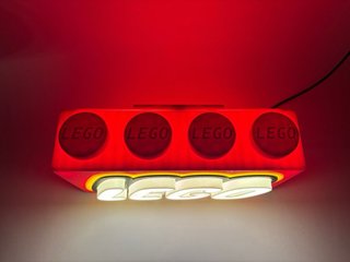 Lampada Lego Mattone Rosso