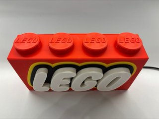 Lampada Lego Mattone Rosso