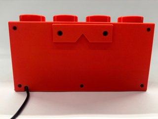 Lampada Lego Mattone Rosso