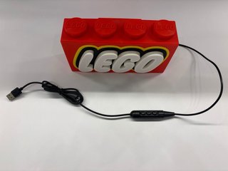 Lampada Lego Mattone Rosso