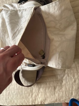 Bolso bandolera Tous beige y marrón