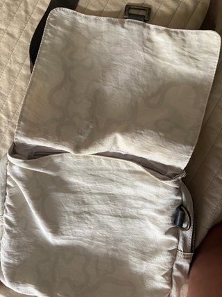 Bolso bandolera Tous beige y marrón