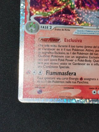 Carta Pokémon Gardevoir ex 93/101 Granfesta Ita Nm
