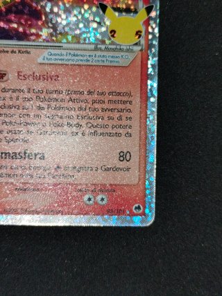 Carta Pokémon Gardevoir ex 93/101 Granfesta Ita Nm