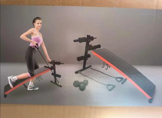 Banco de musculación y ejercicios