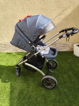 Carrito Duo Malta Capazo Duro Indigo Jeans
