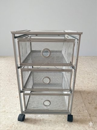 Archivador Metálico 3 Cajones con Ruedas