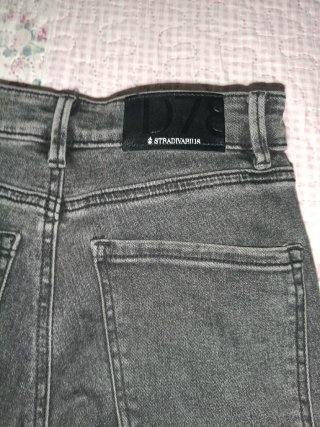 Pantalón campana gris talla 36