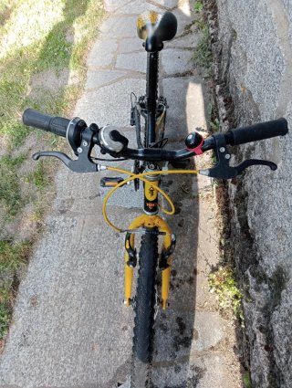 Bicicleta Decathlon BTWIN Negra/Amarilla