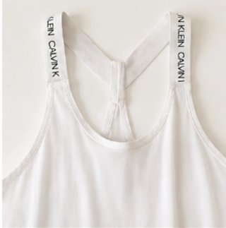Mono corto Calvin Klein blanco