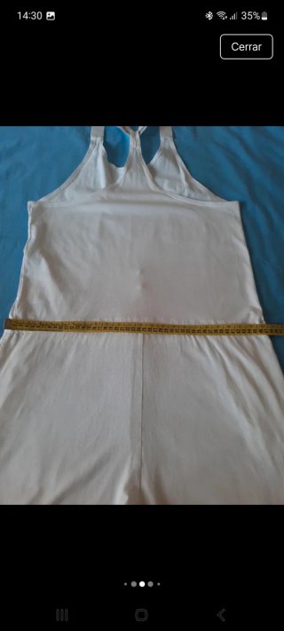 Mono corto Calvin Klein blanco