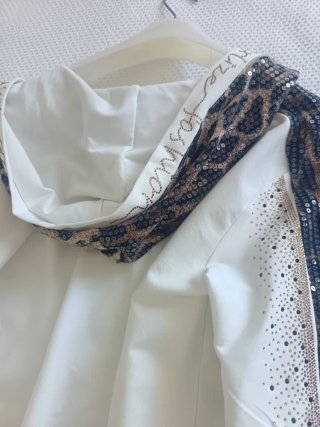 Chándal Charlize Fashion Mujer Blanco/Oro