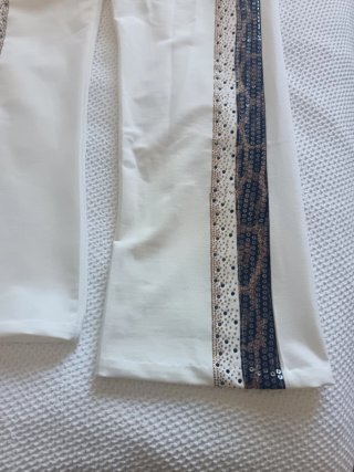 Chándal Charlize Fashion Mujer Blanco/Oro