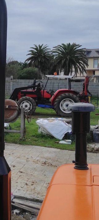 Tractor SAME Explorer con pala y grúa Homologado