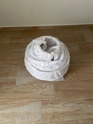 Cancán Fallera Infantil Blanco