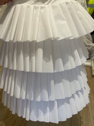 Cancán Fallera Infantil Blanco