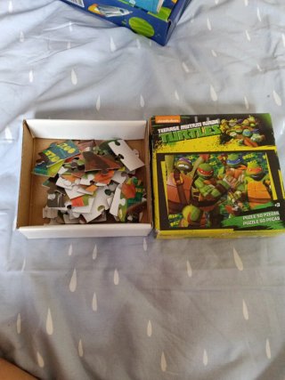 Juego de mesa puzzle tortuga ninja