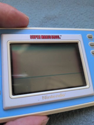 LCD y frontal super Mario