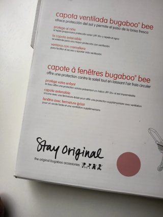 Capota ventilada Bugaboo Bee rosa