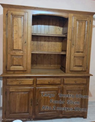 Mueble de madera salón 1.80m ancho