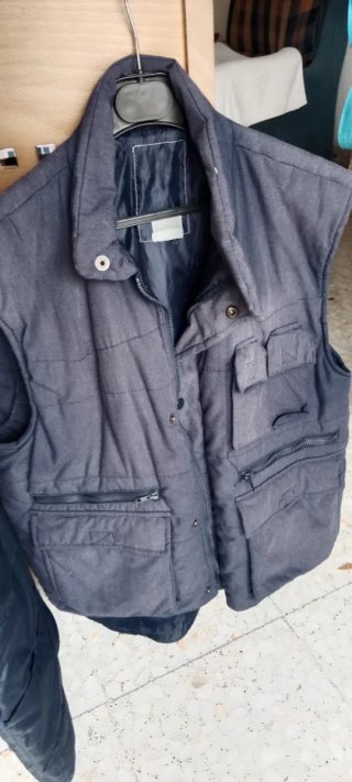 3 Chalecos de trabajo azul
