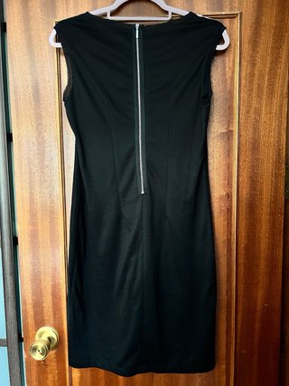 Vestido Desigual Negro Estampado Flores