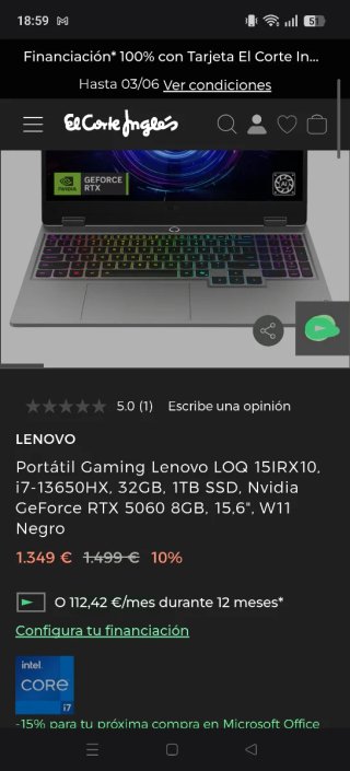 Lenovo LOQ rtx 5060 32gb ram