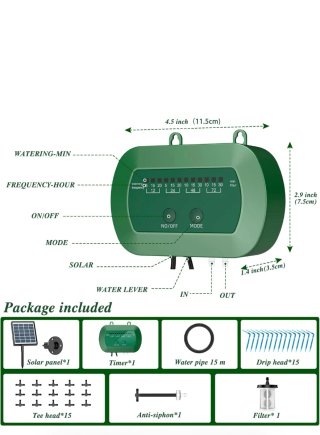 Sistema Riego Solar Automático