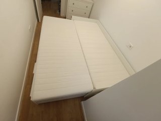 Cama Brimnes Ikea plegable con colchones
