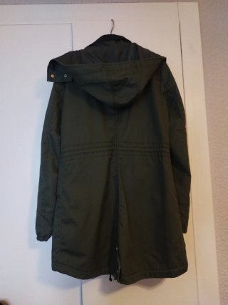 Abrigo Only verde talla M
