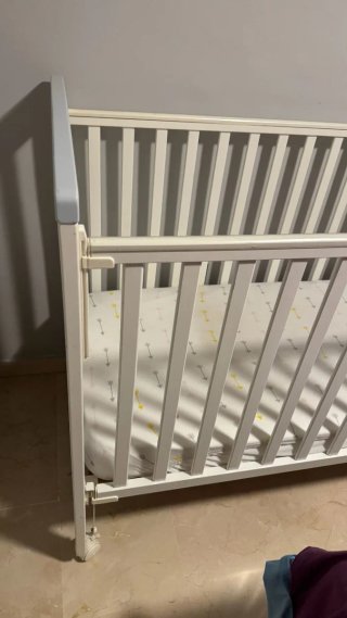 Cuna bebé madera 120x60