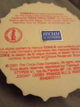 Tappo Coca Cola Brand Pens