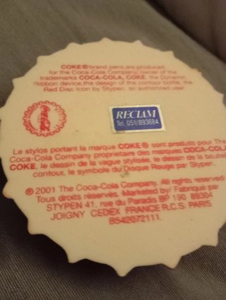 Tappo Coca Cola Brand Pens
