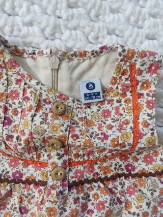 Vestido bebé flores