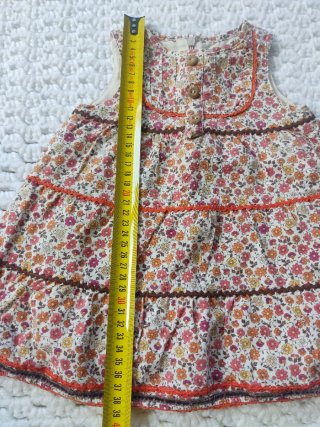 Vestido bebé flores