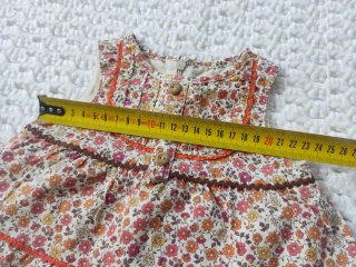 Vestido bebé flores