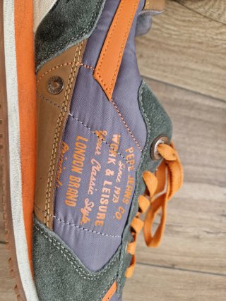 Zapatillas Pepe Jeans Talla 36 Verde Naranja