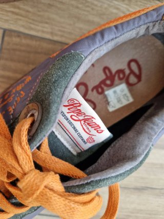 Zapatillas Pepe Jeans Talla 36 Verde Naranja