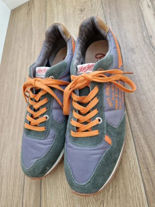 Zapatillas Pepe Jeans Talla 36 Verde Naranja