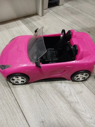 Coche de Muñecas Rosa Brillante