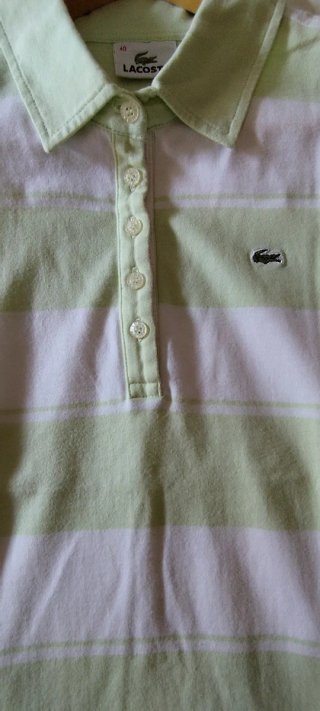 Polo Lacoste Mujer Manga Corta Talla 40