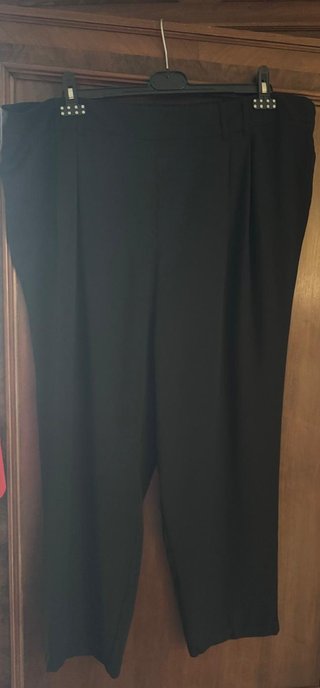 Pantaloni donna leggeri neri TG EU52 IT56